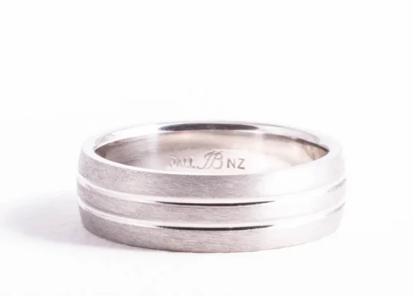Platinum wedding ring