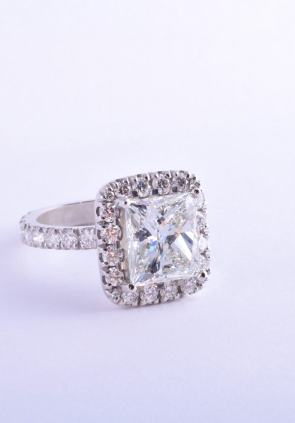4ct princess cut diamond